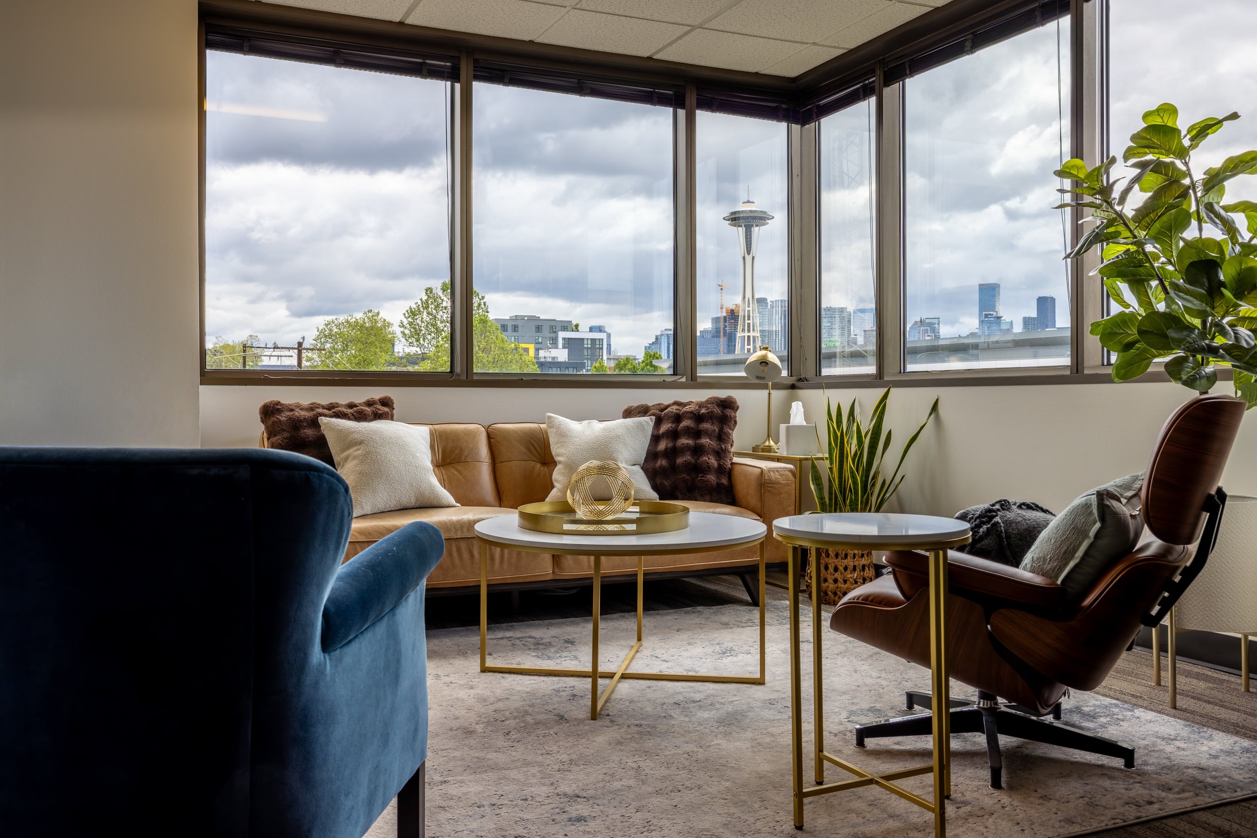 Anchor Light Couples Therapy office overlooking Seattle