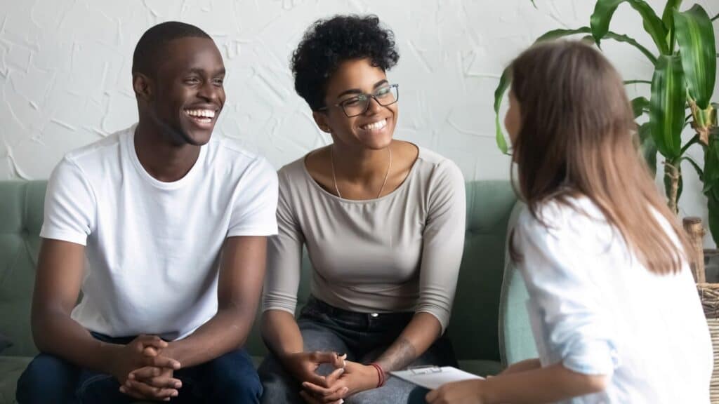 couple in therapy session